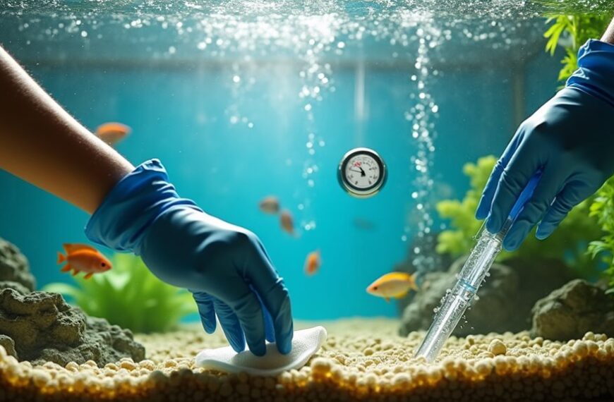 clean fish tank maintenance