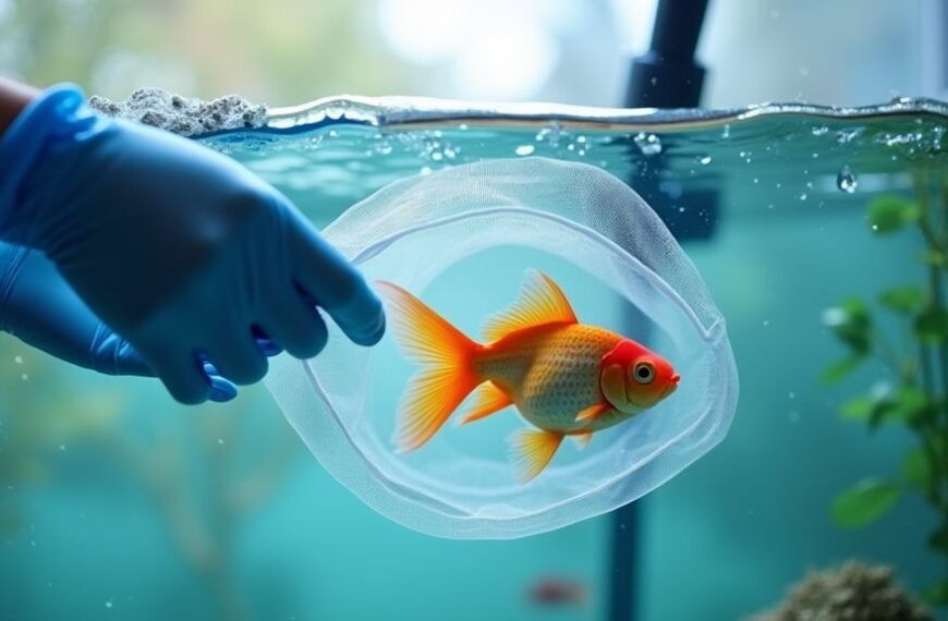 leave fish during change
