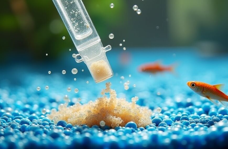 vacuum fish tank regularly