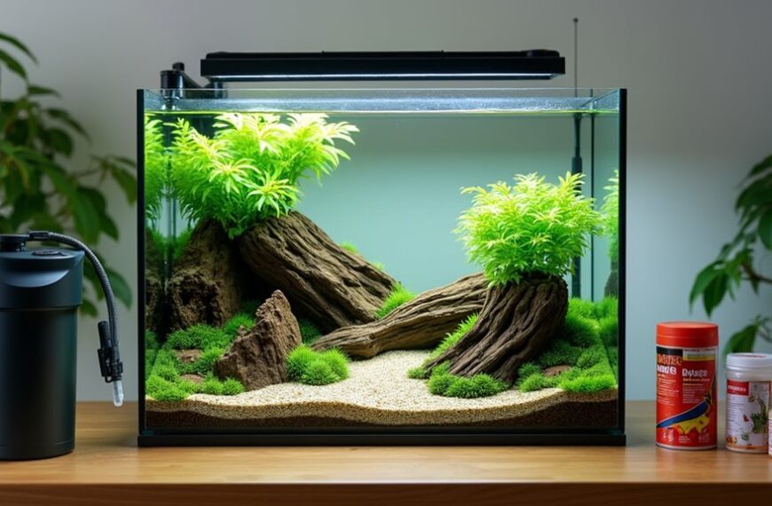 fish tank setup steps